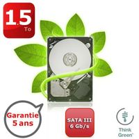 Seagate 1.5To 64Mo 3.5" Barracuda Green