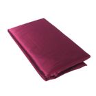 Drap housse 140x190cm satin PRUNE