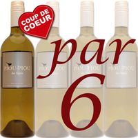 6 Bouteilles Le Piou Piou des Vignes Moelleux 2010