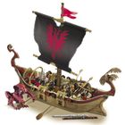 Le navire de guerre des Chevaliers noirs Megabloks