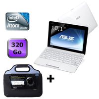Asus EeePC 1015CX-WHI013S + Housse et Souris