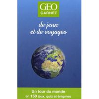 Géo carnet de jeux et de voyages