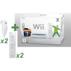 Wii BLANCHE+ JUST DANCE 2+ 2 NUNCHUCKS+ 2 MANETTES
