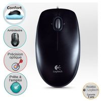 Logitech souris filaire optique B110