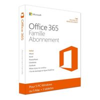 Office 365 Famille Premium 5 PC/Mac Abonnement 1an
