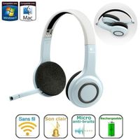 Logitech casque sans fil bluetooth pliable H609