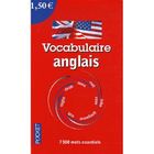 VOCABULAIRE ANGLAIS