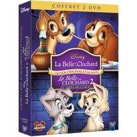 DVD Coffret la belle et le clochard 1 et 2