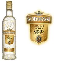 Sobieski Gold 70cl agrémentée de paillettes d’or