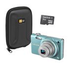 Appareil photo SAMSUNG ST65 Turquoise + Micro SDHC