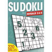 SUDOKU T.5 ; NIVEAUX 3 A 5