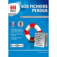 SOS FICHIERS PERDUS