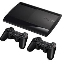 PS3 12 GO NOIRE + 2 DUAL SHOCK / PS3