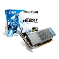 MSI GeForce GT520 Fanless 1Go DDR3