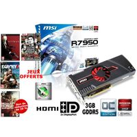 MSI AMD Radeon HD7950 3Go GDDR5 OC
