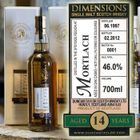 Mortlach 1997 14 ans dimensions Batch 1