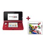 3DS ROUGE METAL + MARIO KART 3D