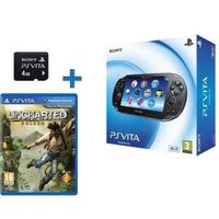PS VITA + CARTE MEMOIRE + UNCHARTED GOLDEN ABYSS