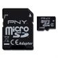 PNY Micro SD Optima Classe 4 32Go avec adaptateur