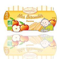 Babybio Biscuités Pomme 2 x 120gr