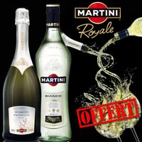 Pack Martini Royale avec 2 verres offerts