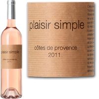 Plaisir Simple Côtes de Provence Rosé 2011