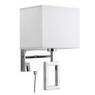 APPLIQUE MEDHI CHROM/BLANC