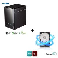 DLINK DNS-320 NAS + Seagate 1To 32Mo 3.5"