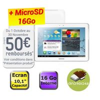 Samsung Galaxy Tab 2 10.1 Wifi 16Go + MicroSD 16Go