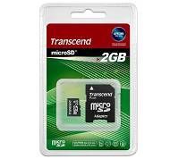 Carte Micro SD 2Go Transcend